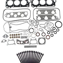 DNJ Head Gasket Set with Head Bolt Kit For 2005-2007 for Honda Accord 3.0L 2997cc V6 SOHC HYBRID ENGINE