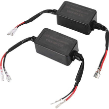 Decoders Adapter, 2Pcs H1 H3 LED Headlight Decoders Anti Flicker Adapters Flash Error Warning Cancelers