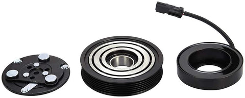Catinbow AC Compressor Clutch Assembly 55037466AE Repair Kit with Pulley Bearing, Electromagnetic Coil & Plate for J-eep Liberty 02-05,Dodge Dakota Ram 02-03