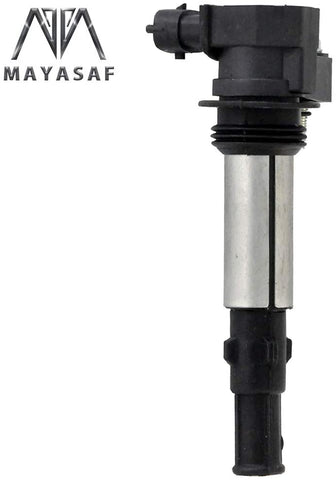 MAYASAF UF375 Ignition Coils [Pack of 2] for Buick Enclave, for Cadillac CTS/STS, for Chevy Traverse, for Saab 9-3, for Saturn Outlook - V6 2.8L 3.6L C1508