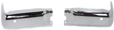 Step Bumper Face Bar Compatible with 2009-2014 Ford F150 Chrome with Rear Object Sensors Hole Styleside