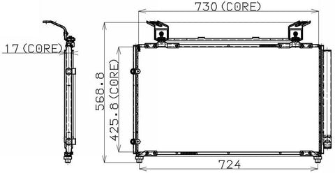 Denso 477-0519 Condenser