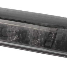 Partsam Replacement For Chevrolet Silverado 2007-2013/GMC Sierra 1500 2500 3500 2014 Classic Model Red/White LED Smoke Lens High Mount 3rd Third Brake Light Cargo Tail Lamp