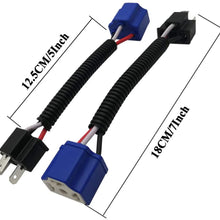 Audak 2Pcs H4 9003 HB2 Heavy Duty Ceramic Wiring Harness Sockets Male & Female Connector For Headlights or Fog Lights