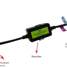 ANYCAR Canbus Decoder D1S D3S D1R D3R Anti flicker Harness Resistor Led Headlight Bulb Flickering Warning Error Free EMC Canceller Decoder