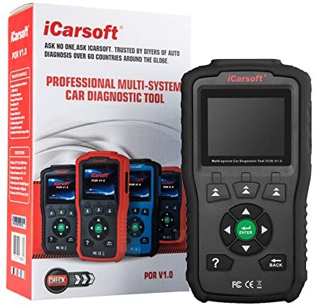 iCarsoft Auto Diagnostic Scanner POR V1.0 for Porsche with Airbag Scan,Oil Service Reset, SAS Reset ect