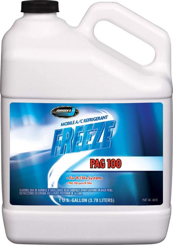 Johnsen's 6818-4PK ISO 100 Premium PAG Lubricant - 1 Gallon, (Pack of 4)