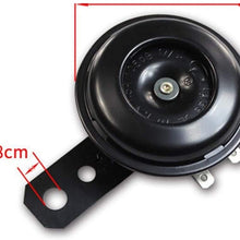 XINGFUQY Waterproof Electric Bike Horn Electronic Loud Bell Trumpet 12V Pure Copper Coils General Iron Motorcycle Scooter Bell