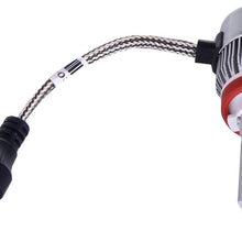 SCITOO H11/H8/H9 Cree Combo Set Upgrade LED Headlight Kit Bulbs, Super Bright 80W, 6500K, 7200LM Dual Beam Head Lamp Bulbs