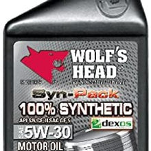 Wolf's Head 100% Synthetic 5W-30-12QT case