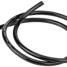 Fuel Line,Motorcycle Universal Non Braided Rubber Fuel Line Hose Petrol Oil Pipe 1m Long Car Accessories Black