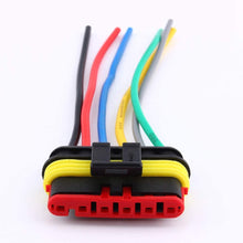 5 Kits 6 Pin Way Waterproof Wire Connector Plug Car Auto Electrical Wire Connectors AWG Terminal