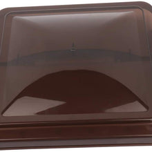 ECCPP Smoked RV Roof Vent Cover VL200-S 14 x14 Good Vent Lid fit for Motorhome Camper Trailer
