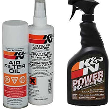 KN 99-5000 99-0621 Aerosol Recharger Air Filter Care Service Kit and Air Filter Cleaner Degreaser