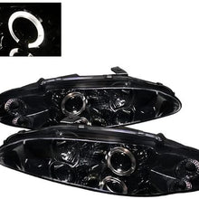 Spyder 5011428 Mitsubishi Eclipse 95-96 Projector Headlights - LED Halo - Black - High H1 (Included) - Low H1 (Included)