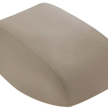 Zreneyfex Leather Center Console Lid Armrest Cover Replacement for Toyota Camry 2007-2011 Tan Beige