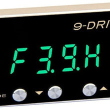 July King 9-Drive Electronic Throttle Controller for Seat and Skoda (old) Series, Comfort Sports Racing, 5mm Thickness 4-digit Display