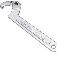 Vmotor Chrome Vanadium Adjustable C Spanner Hook Wrench Tool - 3/4-2"(19-51mm)