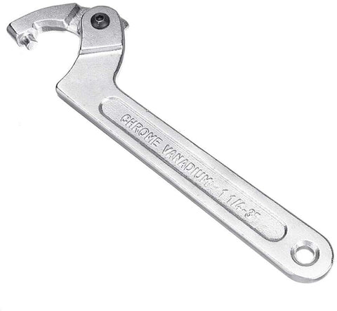 Vmotor Chrome Vanadium Adjustable C Spanner Hook Wrench Tool - 3/4-2