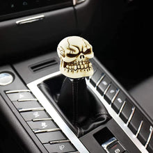 Lunsom Skull Shift Knobs Resin Shifter Head Most Car Transmission Shifting Stick Handle Fit Most Automatic Manual Vehicle (Green)