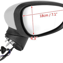 Right Driver Side Electric Complete Wing Door Mirror Rear View Mirror for Ford Fiesta MK7 08-12