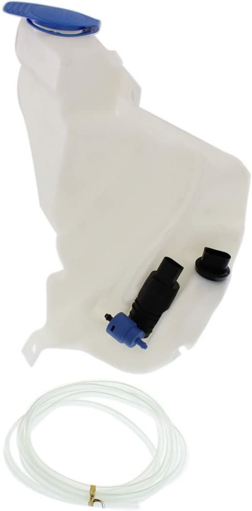 Windshield Washer Tank Assembly compatible with VW Passat 98-01 W/Pump Cap and Sensor 2.8L Cap Wagon Old Body Style