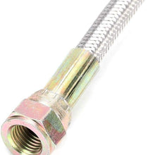 Suuonee Oil Feed Lines Turbo,24in T3/T4 Turbo Oil Feed Line AN4 Port Kit Fit for Toyota/Nissan