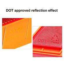 CARTMAN Warning Triangle DOT Approved, Identical to: United States FMVSS 571.125, Reflective Warning Road Safety Triangle Kit, Pack of 3