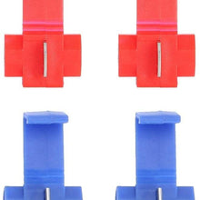 Terisass 2 Pcs Car LED Anti Hyper Flash No Error Wirewound Load Resistor 25W 25Ω Plug Load Resistor Connector