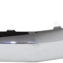 New Front Bumper Molding For 2015-2018 Mercedes C63 Chrome, With Amg Package, Without Night Package MB1044111