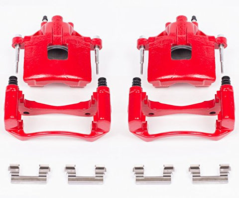 Power Stop S4638A Performance Powder Coated Brake Caliper Set For Buick, Cadillac, Oldmobile, Chevy, Pontiac