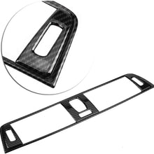 Qiilu Console Air Vent Cover Trim Carbon Fiber Central Control Panel Air Conditioning Outlet Vent Covers Frame for BMW 3 Series F30 2013 2014 2015 2016 2017 2018