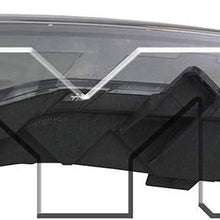 Fits 2015-2017 Hyundai Sonata Pair Driver and Passenger Side Day Time Running Light CAPA Certified With w/Bulbs HY2562100 HY2563100 - Replaces 92207-C1000 92208-C1000 ;LED