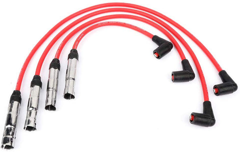 Aintier Brand New Ignition Wire Sets Replacement for Volkswagen Beetle/Bora/Golf/Golf City/GTI/Jetta/Jetta City 2001-2010 (Set of 4)