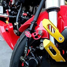 DragonPad Motorcycles for Replaceable Line Clamp Pipe Clamp Tubing Bracket Modification Parts Orange