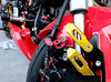 DragonPad Motorcycles for Replaceable Line Clamp Pipe Clamp Tubing Bracket Modification Parts Orange