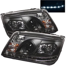 Spyder Auto PRO-YD-VJ99-DRL-BK Volkswagen Jetta Black DRL LED Projector Headlight