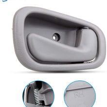 ECCPP Door Handles Interior Inside Inner Front Rear Passenger Driver Side for 1998 1999 2000 2001 2002 Toyota Corolla Gray(4pcs)