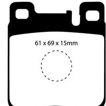 EBC Brakes DP2887 Greenstuff 2000 Series Sport Brake Pad