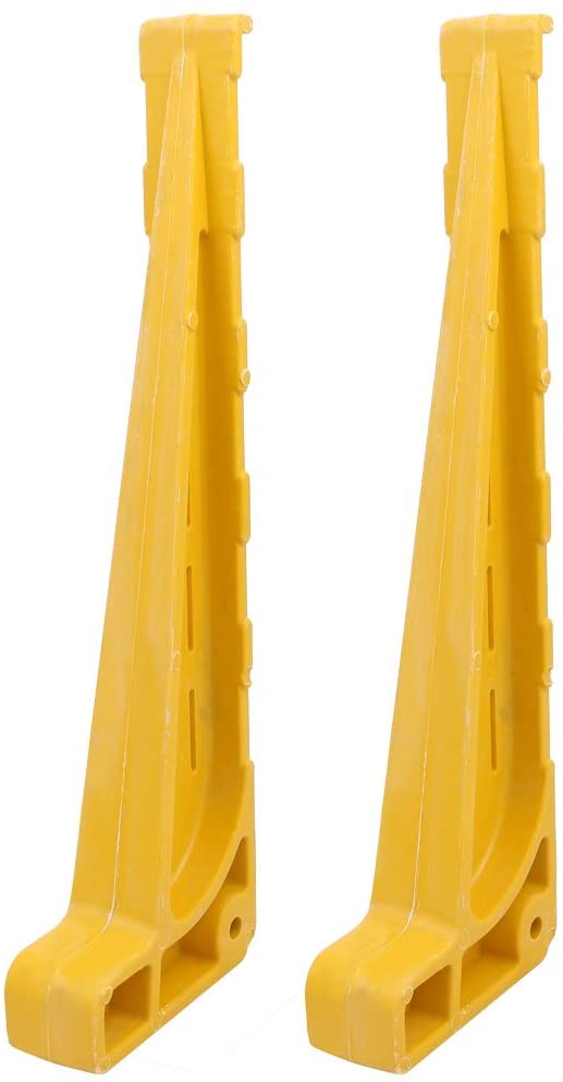 Aexit 2Pcs High Transmission Strength FRP Cable Bracket 35cm Length Combined Type Yellow