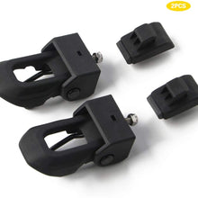 2018 for Jeep Wrangler JL Original Black Stainless Steel Latch Locking Hood Catch Kit for Jeep Wrangler 2007-2018 JK JL
