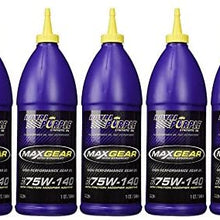 Royal Purple 01301 Max-Gear Synthetic Gear Lube Oil 75W-140 Pack of 5 Quarts by Royal Purple