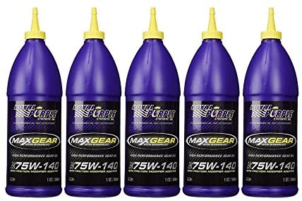 Royal Purple 01301 Max-Gear Synthetic Gear Lube Oil 75W-140 Pack of 5 Quarts by Royal Purple