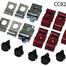 Inline Tube (E-7-8) Brake Line Clip Set Compatible with 1967-68 GM F-Body Camaro and Pontiac Firebird