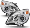 For 2010 2011 2012 2013 Chevy Equinox LT & LS Halogen Type Projector Headlight Headlamp Left & Right Set