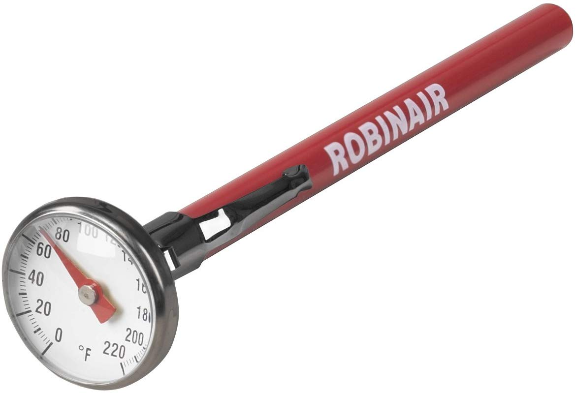 Robinair (10597) Dial Thermometer, 0° to +220°F