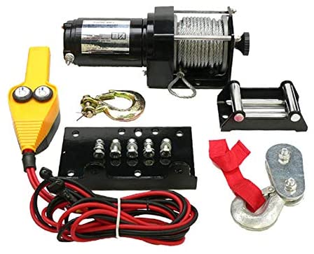 Rareelectrical NEW 3000LB COMPLETE WINCH KIT ASSEMBLY COMPATIBLE WITH ATV UTV BOMBARDIER ARCTIC CAT 10902