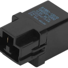 Electronic Flasher Relay, 3 Pin Replacement Flasher Relay for Bulb LED Turn Signal, 81980-12070