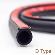 Kaixuan KX Automotive Universal New Weather Stripping EPDM Rubber Seal Strip D-Shape Self Adhesive Car Truck Door Window Weather Strip Soundproof Noise Insulation Sealing (20 FT(6M))