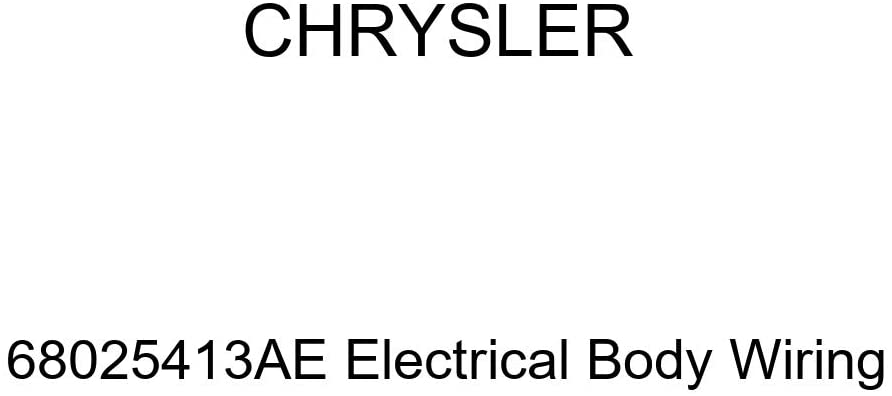 Genuine Chrysler 68025413AE Electrical Body Wiring